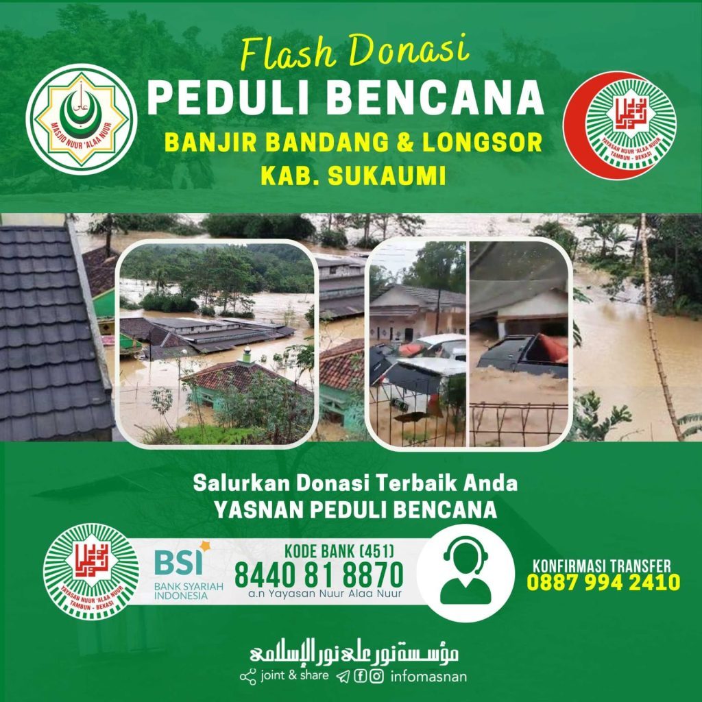 💐 YASNAN PEDULI BANJIR BANDANG & LONGSOR KAB. SUKABUMI