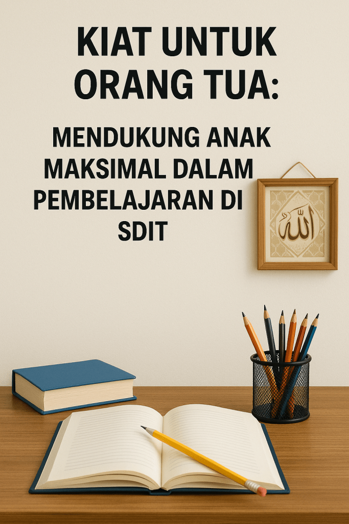 Kiat untuk Orang Tua: Mendukung Anak Maksimal dalam Pembelajaran di SDIT